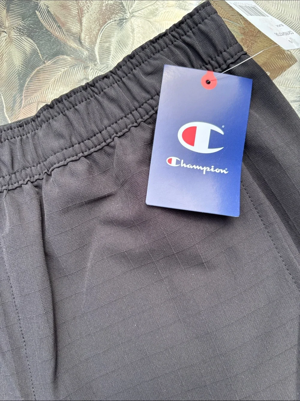Champion Black Athletic Mesh Pocket Shorts
